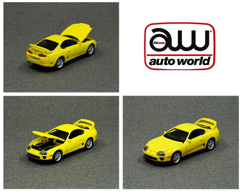 Auto World 1:64 1996 Toyota Supra (Yellow) – Asia Special Limited Edition |  Southern Diecast – SouthernDiecast