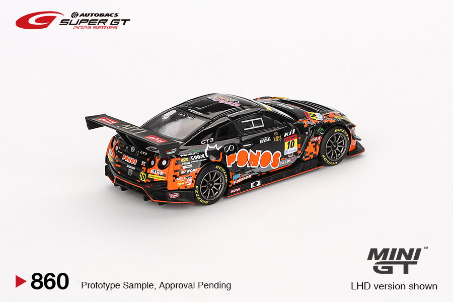 (Preorder) Mini GT 1:64 Nissan GT-R NISMO GT3 #10 "PONOS GAINER GT-R" GAINER 2023 SUPER GT SERIES  / SUPER GT