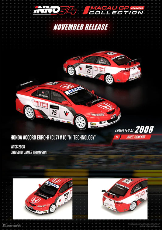 INNO64 1:64  HONDA ACCORD EURO-R (CL7) #15