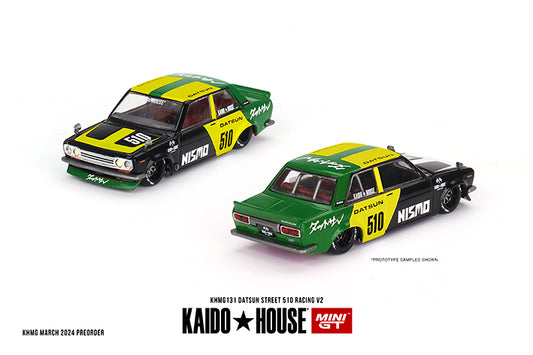 (Preorder) Kaido House x Mini GT 1:64 Datsun Street 510 Racing V2