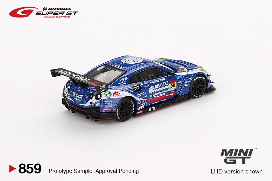 (Preorder) Mini GT 1:64 Nissan GT-R NISMO GT3 #56 "REALIZE NISSAN MECHANIC CHALLENGE GT-R" KONDO RACING 2023 SUPER GT SERIES  / SUPER GT