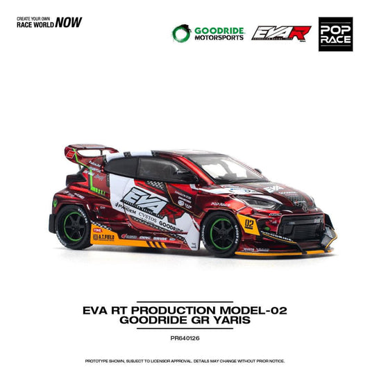 (Preorder) Pop Race 1:64 Eva RT Production Model-02 Goodride GR Yaris