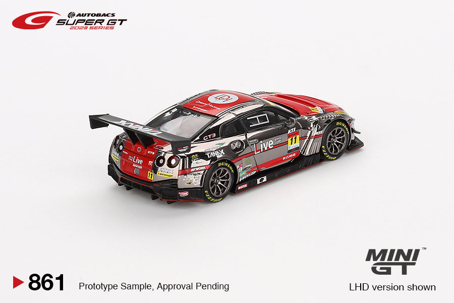 (Preorder) Mini GT 1:64 Nissan GT-R NISMO GT3 #11 "GAINER TANAX GT-R" GAINER 2023 SUPER GT SERIES  / SUPER GT