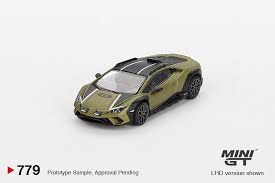 Mini GT 1:64 Lamborghini Huracan Sterrato Verde Gea Matt