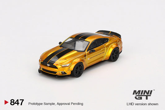 (Preorder) Mini GT 1:64 LB-WORKS FORD MUSTANG LB Gold