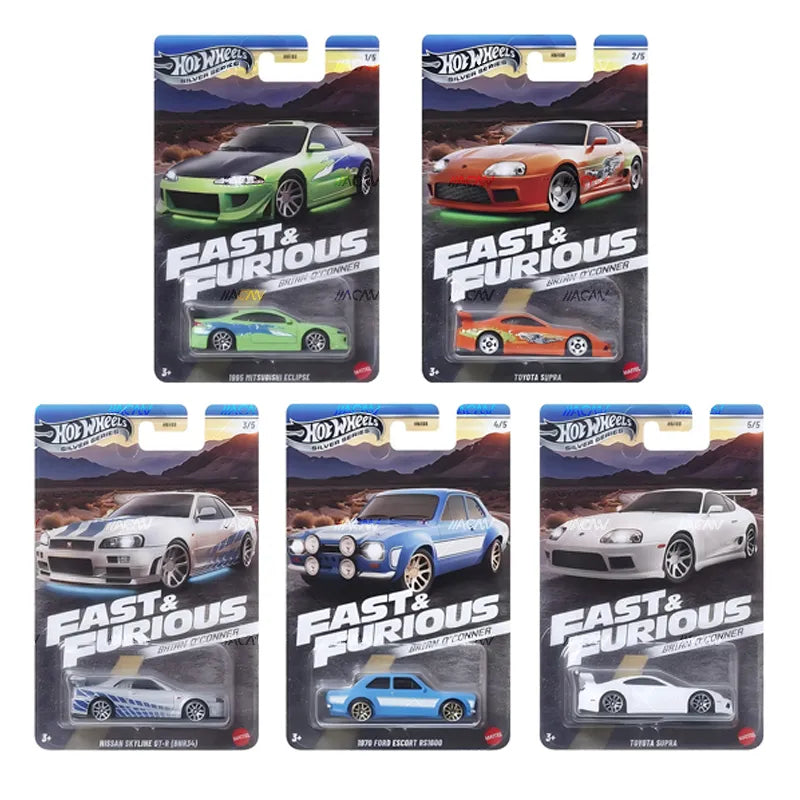 Hot Wheels Fast & Furious Themed Asst 2025 Mix 1 Set of 5