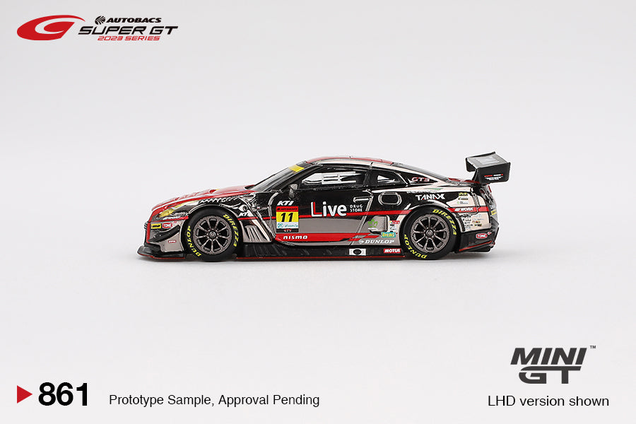 (Preorder) Mini GT 1:64 Nissan GT-R NISMO GT3 #11 "GAINER TANAX GT-R" GAINER 2023 SUPER GT SERIES  / SUPER GT