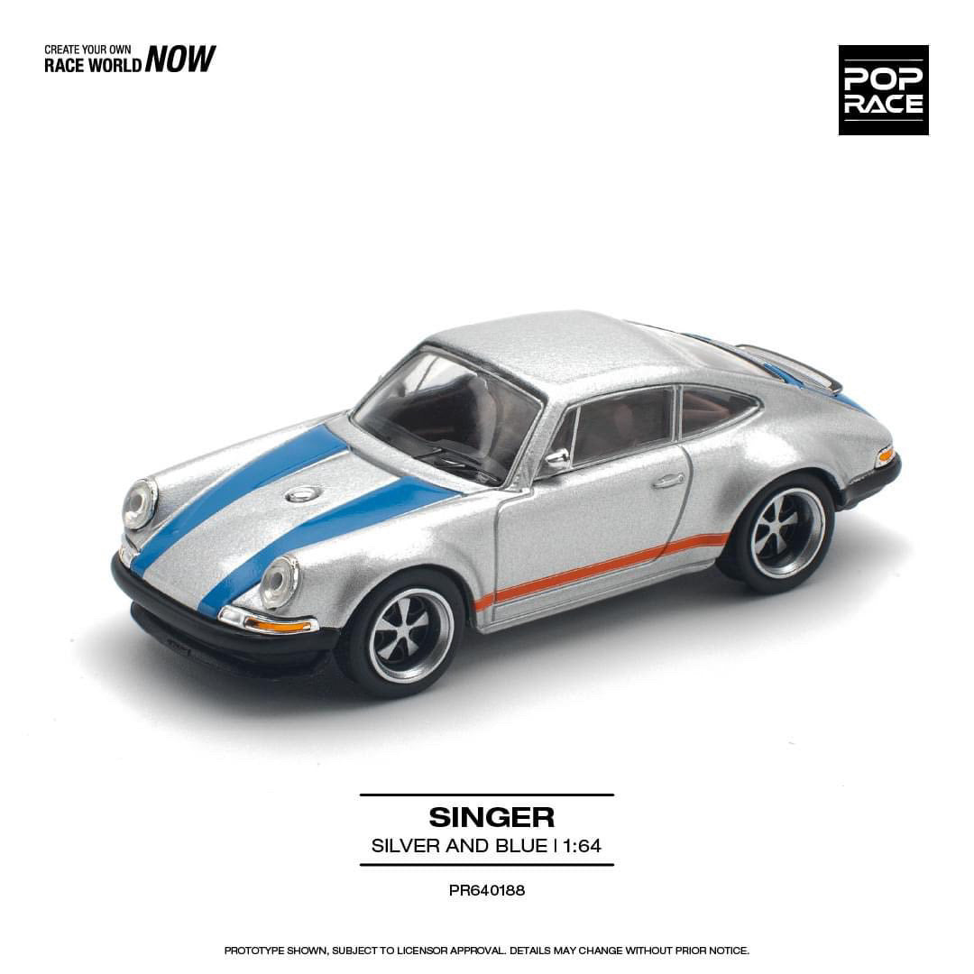 (Preorder) Pop Race 1:64 Singer/Blue