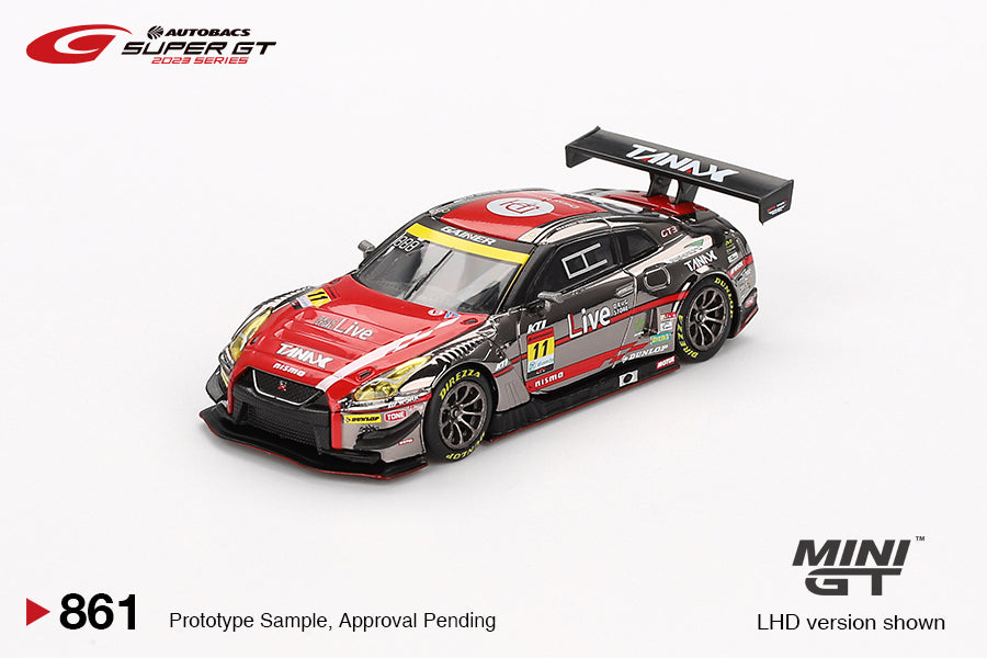 (Preorder) Mini GT 1:64 Nissan GT-R NISMO GT3 #11 "GAINER TANAX GT-R" GAINER 2023 SUPER GT SERIES  / SUPER GT