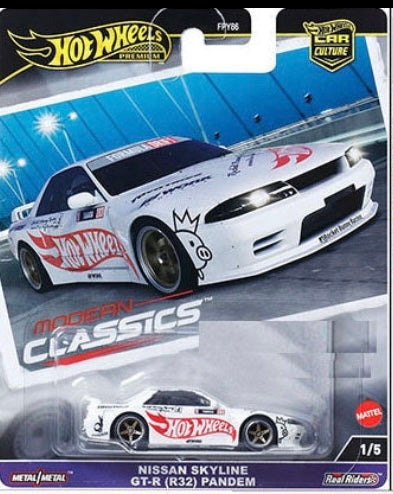 Hot Wheels 1:64 Car Culture 2024 Modern Classics Nissan Skyline GT_R (R32) Pandem