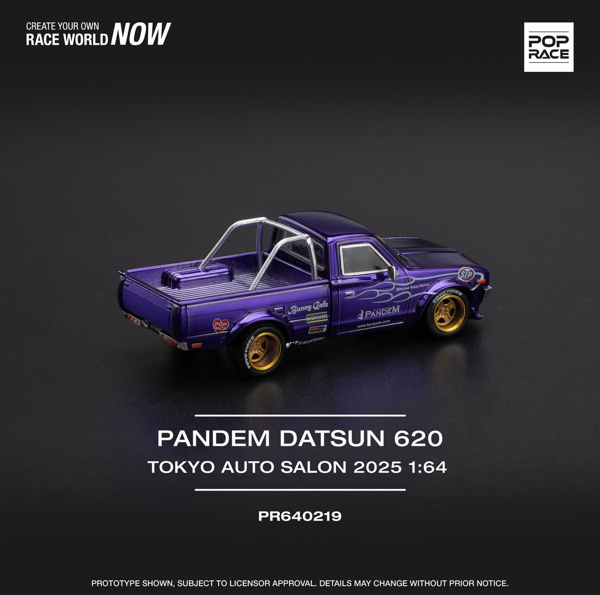 Pop Race 1:64 Datsun 620 Tokyo Auto Salon 2025