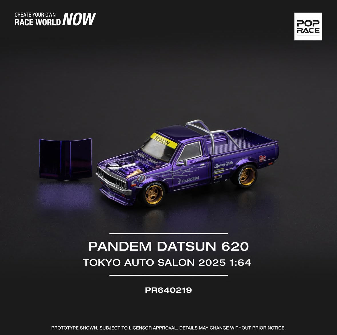 Pop Race 1:64 Datsun 620 Tokyo Auto Salon 2025