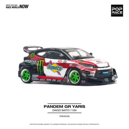 (Preorder) Pop Race 1:64 PANDEM GR YARIS DAIGO SAITO