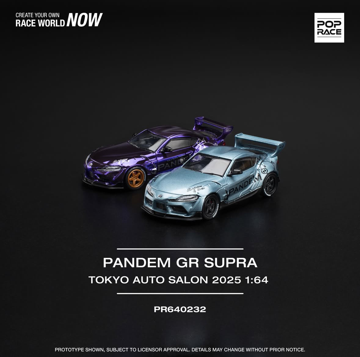 Pop Race 1:64 Pandem GR Supra Tokyo Auto Salon 2025