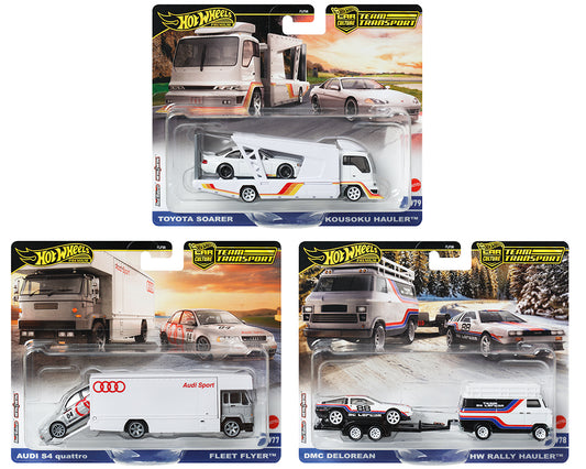 (Preorder) Hot Wheels Team Transport 2025 F Case Assortment Set of 4