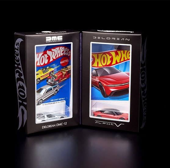 Hot Wheels 2023 RLC DELOREAN DMC - 12 & Alpha5 Collector Set