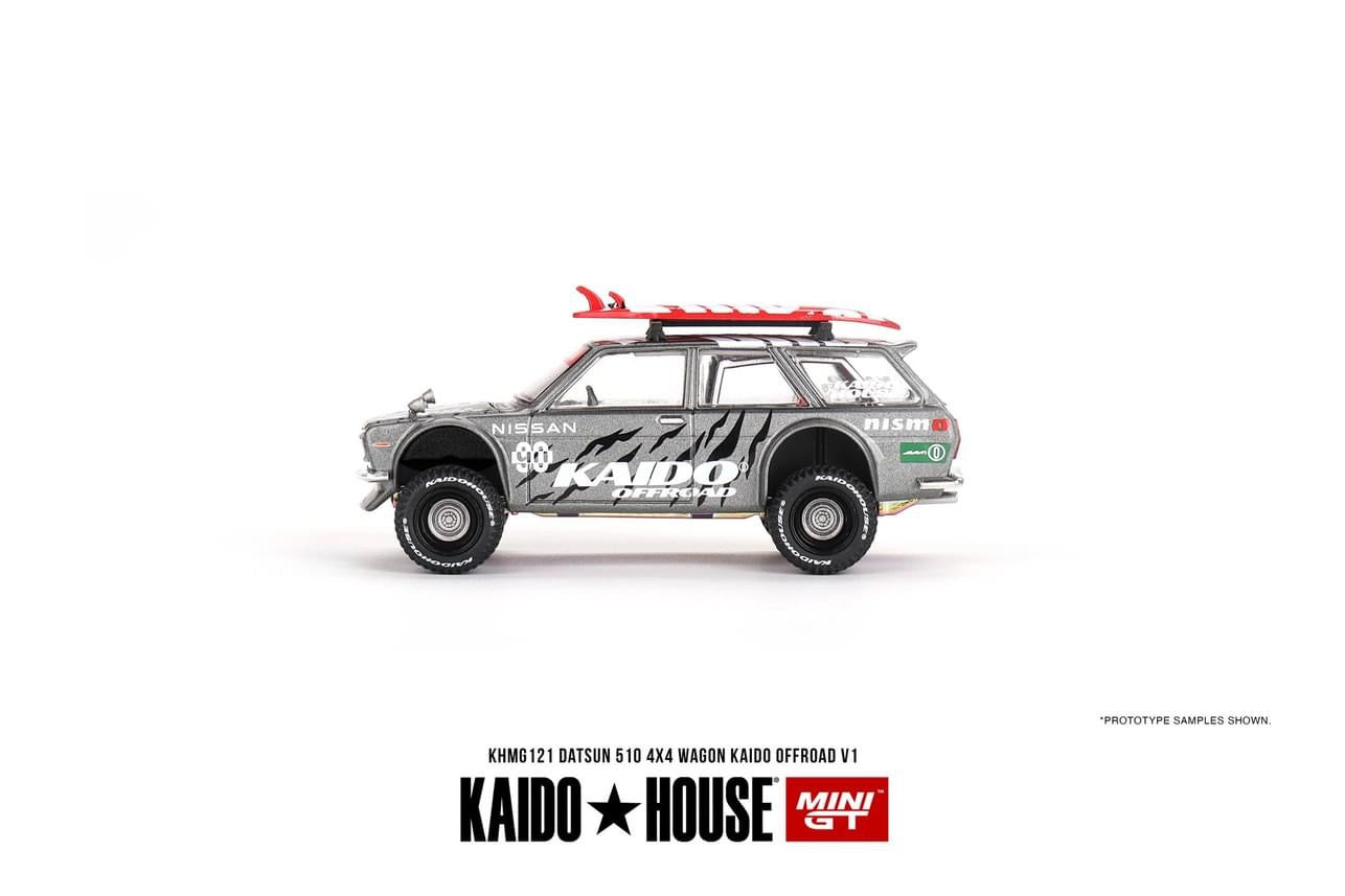 Kaido House x Mini GT 1:64 Datsun KAIDO 510 Wagon 4x4 Kaido Offroad V1