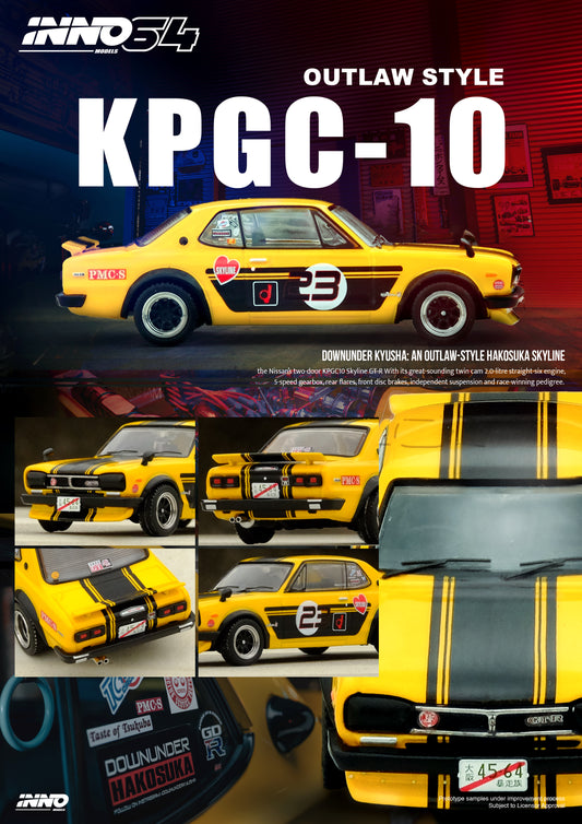 INNO64 1:64 Nissan Skyline 2000 GT-R (KPGC-10)