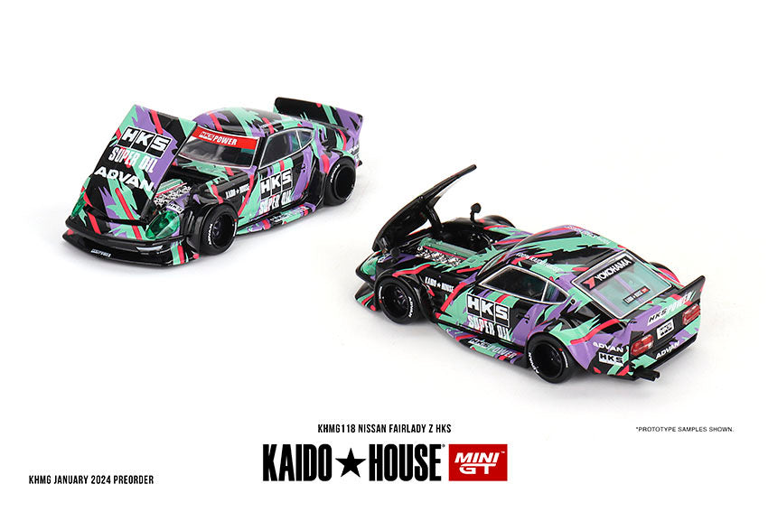 Kaido House x Mini GT 1:64 Nissan Fairlady Z HKS