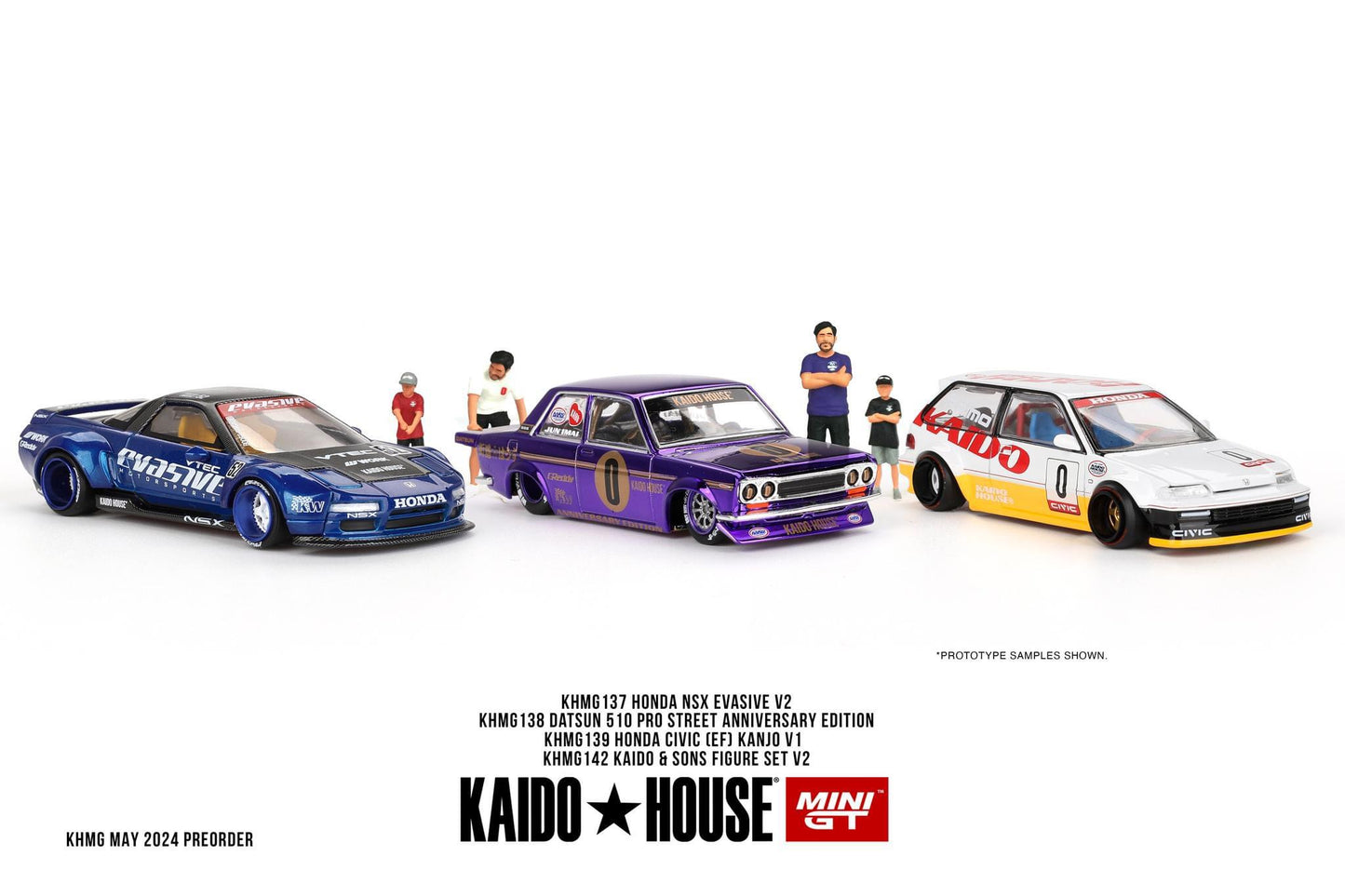 (Preorder) Kaido House x Mini GT 1:64 Honda NSX Evasive V2