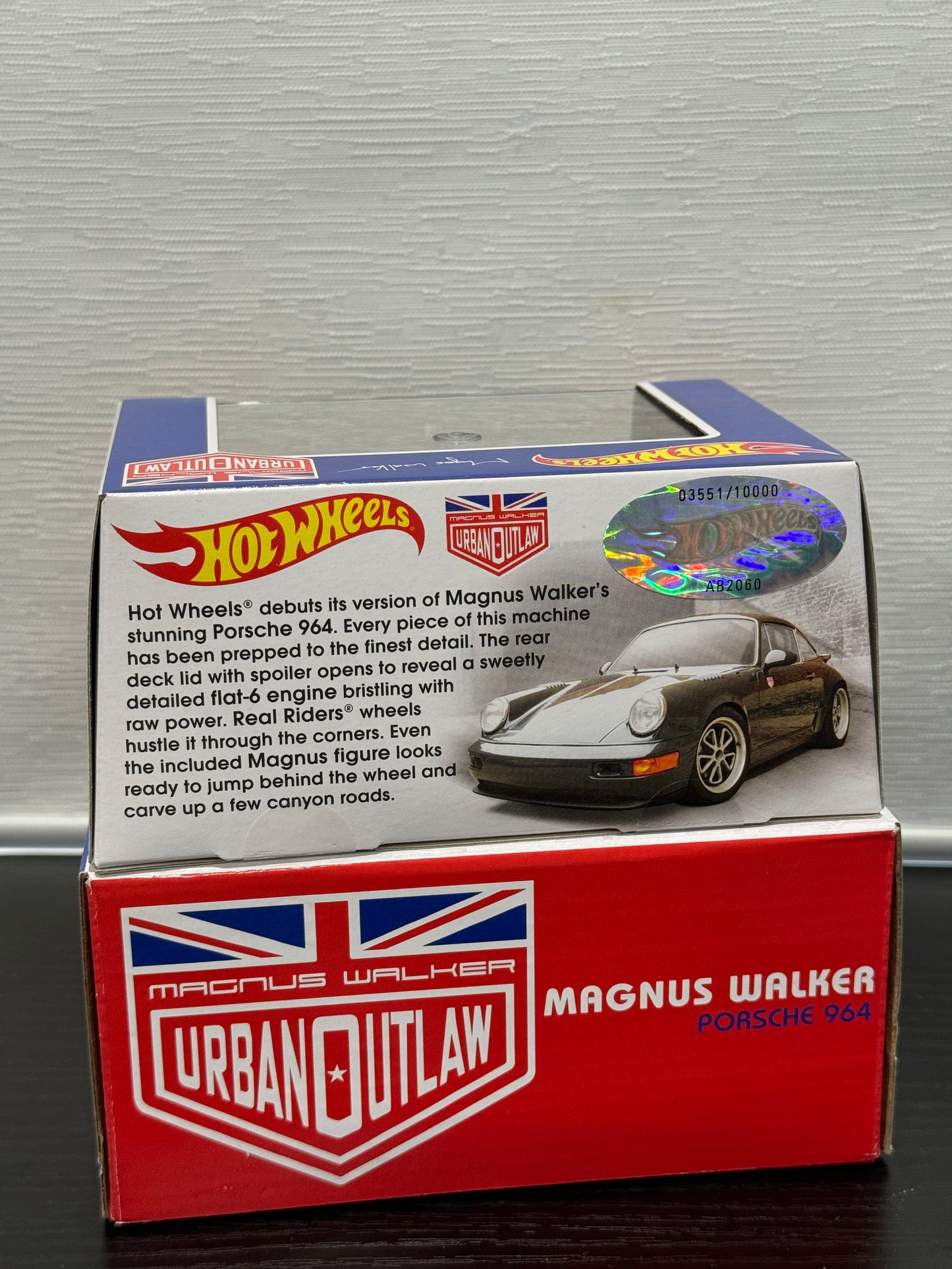 Hot Wheels RLC Magnus Walker Urban Outlaw Porsche 964 with figurine