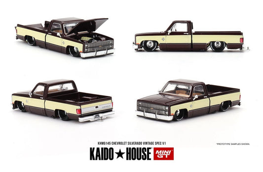(Preorder) Kaido House x Mini GT 1:64 Chevrolet Silverado Vintage Spec V1