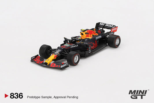 (Preorder) Mini GT 1:64 Red Bull RB16B #11 Sergio Pérez 2021 Azerbaijan Grand Prix Winner