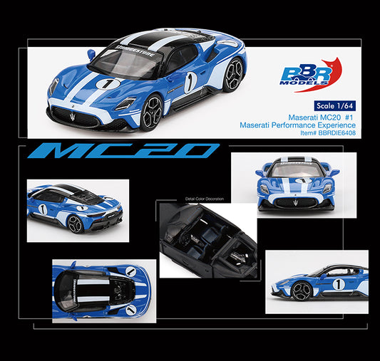 (Preorder) BBR Maserati MC20 #1 Maserati Performance Experience