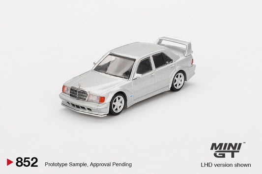 (Preorder) Mini GT 1:64 Mercedes-Benz 190E 2.5-16 Evolution II Astral Silver