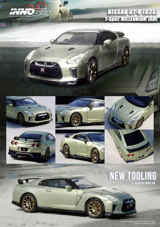 INNO64 1:64 Nissan GT-R (R35) Millennium Jade