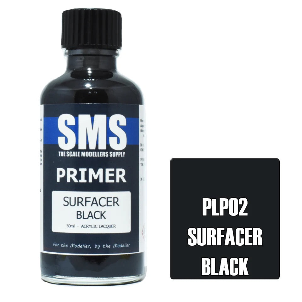 Primer SURFACER BLACK 50ml PLP02