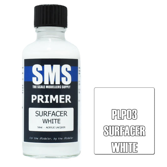 Primer SURFACER WHITE 50ml PLP03