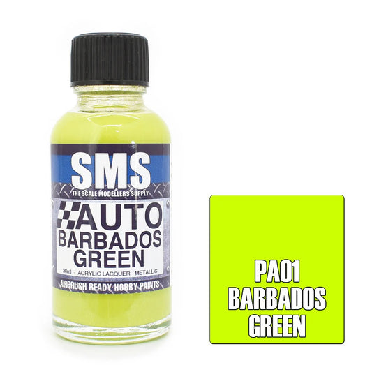 Auto Colour BARBADOS GREEN 30ml PA01