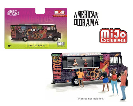 American Diorama 1:64 Food Truck Taco Truck DOTD – Limited Edition MiJo Exclusives