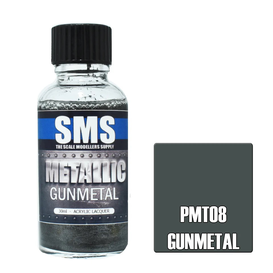 Metallic GUNMETAL 30ml PMT08