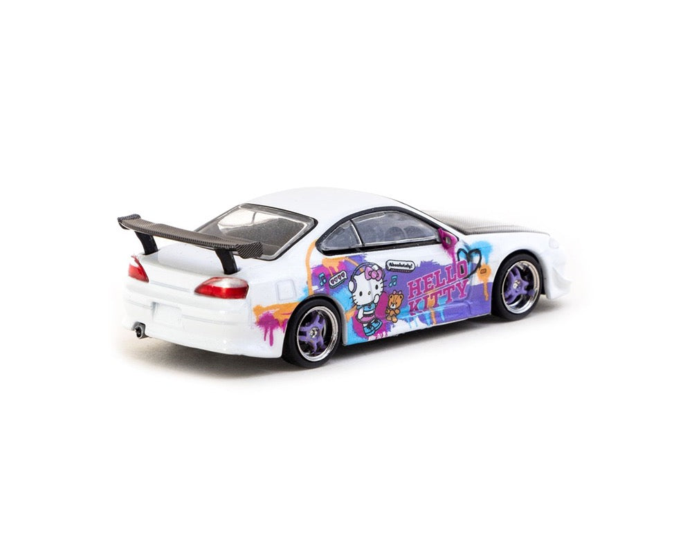 Tarmac Works 1:64 Vertex Nissan Silvia S15 Hello Kitty Special Limited Edition – Indonesia Exclusives