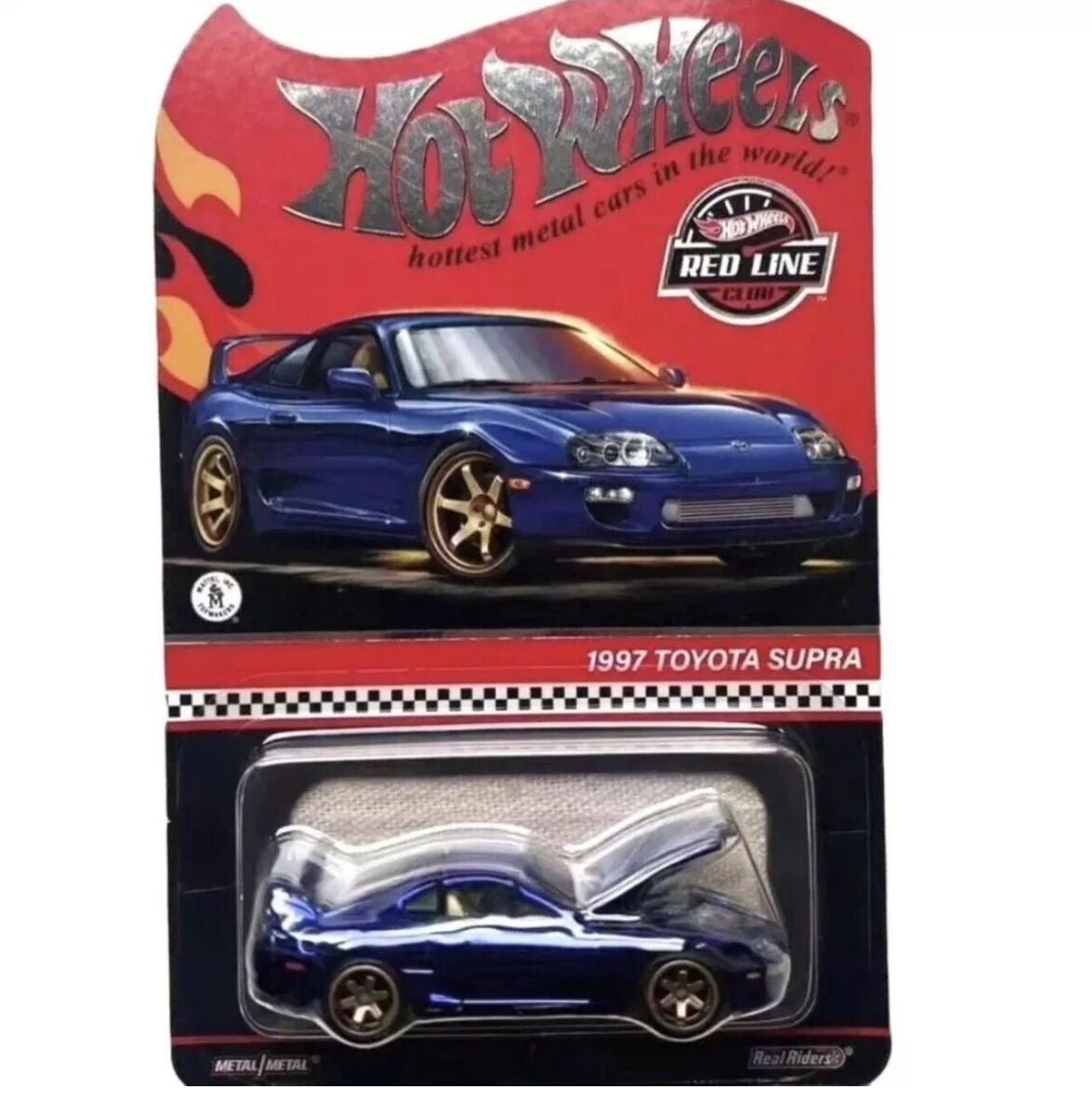 Hot Wheels RLC 1997 Toyota Supra Spectraflame Blue