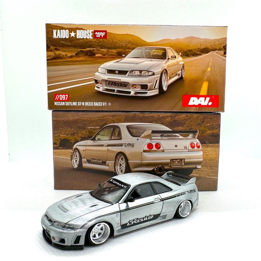 Kaido House x Mini GT 1:64 Nissan Skyline GT-R (R33) DAI33 V1 CHASE