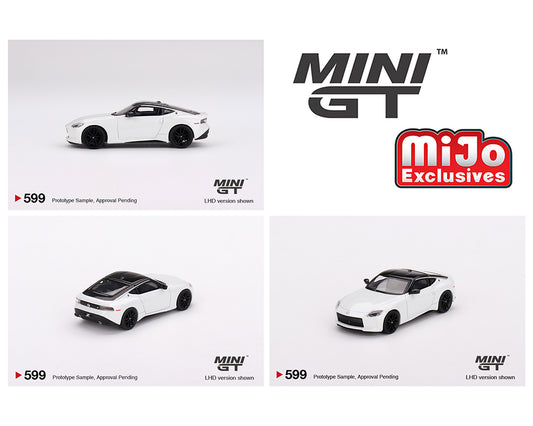 Mini GT 1:64 Nissan Z Performance 2023 – LHD – Everest White – MiJo Exclusives