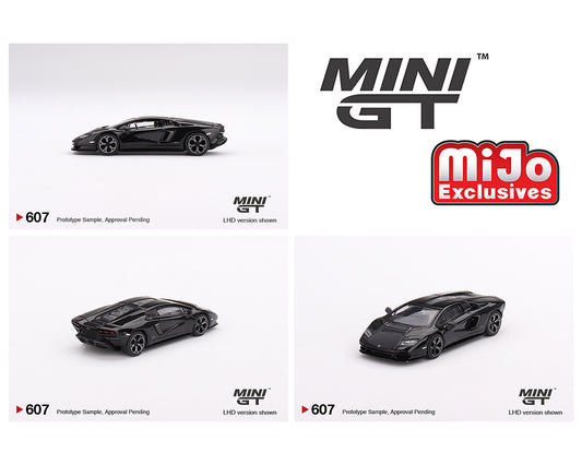 Mini GT 1:64 Lamborghini Countach LPI 800-4 – Nero Maia – LHD – MiJo Exclusives