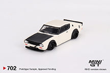 (Preorder) Mini GT Nissan Skyline Kenmeri Liberty Walk White