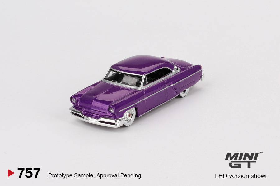 (Preorder) Mini GT Lincoln Capri Hot Rod 1954 Purple Metallic