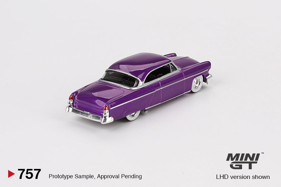 (Preorder) Mini GT Lincoln Capri Hot Rod 1954 Purple Metallic