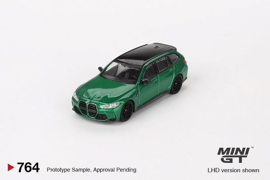 (Preorder) Mini GT BMW M3 Competition Touring Isle of Man Green Metallic