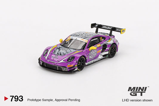 (Preorder) Mini GT 1:64 Porsche 911 GT3 R #27 HubAuto Racing 2023 FIA GT World Cup 70th Macau Grand Prix