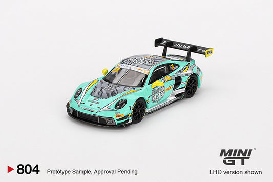 (Preorder) Mini GT 1:64 Porsche 911 GT3 R #28 HubAuto Racing 2023 FIA GT World Cup 70th Macau Grand Prix