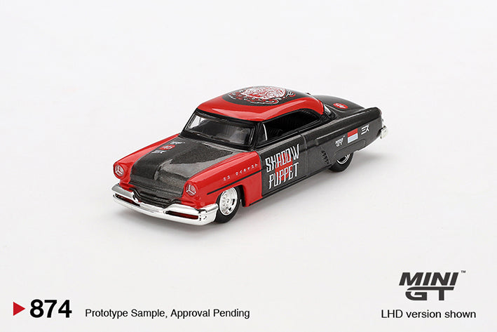 (Preorder) Mini GT 1:64 Lincoln Capri Hot Rod 1954 "Shadow Puppet" MINI GT x MIZU Diecast 2024