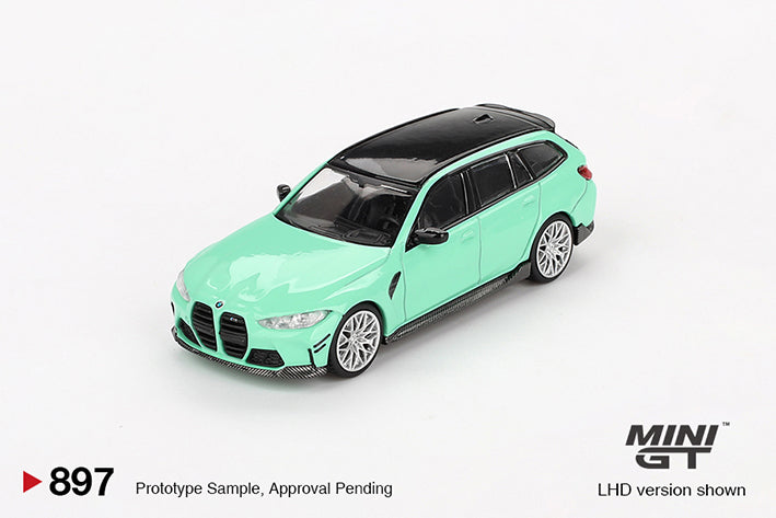 (Preorder) Mini GT 1:64 BMW M3 M Performance Touring Mint Green