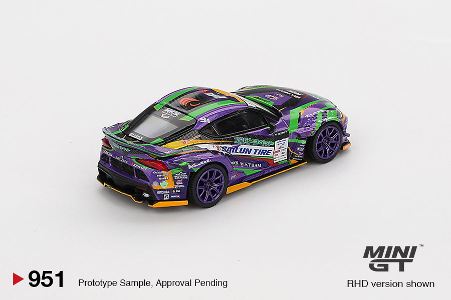 (Preorder) Mini GT 1:64 Toyota GR Supra KUHL 2021 D1GP EVANGELION RACING / D1 Blister Packaging