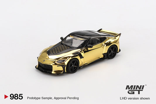 (Preorder) Mini GT 1:64 Nissan Z VeilSide FZ400 Gold Chrome